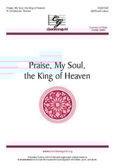 Praise, My Soul, the King of Heaven SATB choral sheet music cover